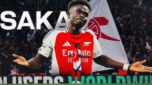 Cầu thủ Bukayo Saka - Starboy biểu tượng tại Emirates